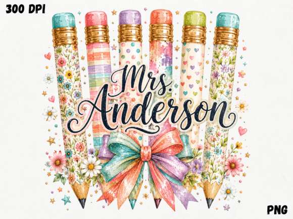 Download Personalized Teacher Pencil PNG, Custom - Custom Collection