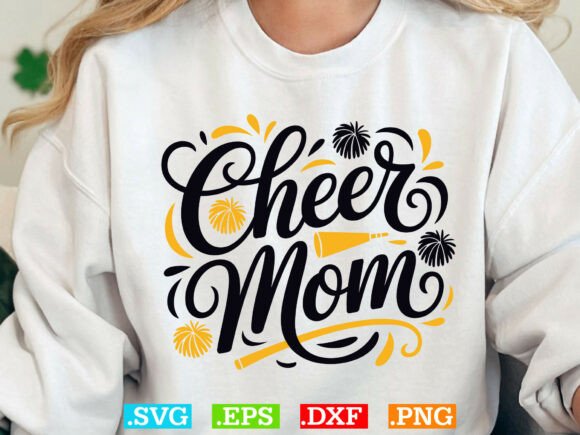 Download Cheer Mom Shirt SVG, Cheerleading Mom - Mom shirt Collection