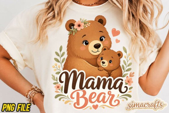 Download Mama Bear PNG, Cute Mom Shirt, Mom Tee - Mom shirt Collection