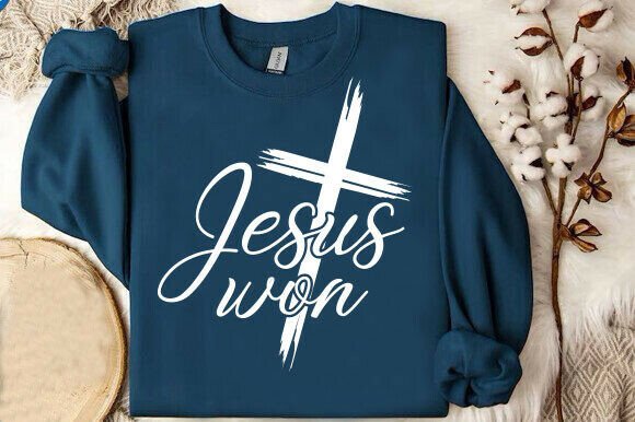 Download Jesus Won SVG PNG, Religious Mom Shirt - Mom shirt Collection