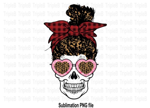 Download Skull Funny Valentine's Day Leopard Hair - Premium Resources