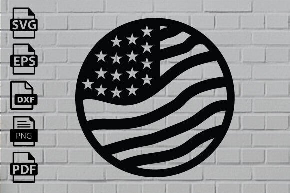 Download USA Flag Round Coasters Trivet Templates - Round coasters Collection