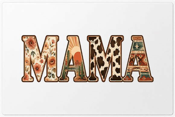 Download Floral Western Mama PNG - Mama png Collection