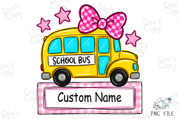 Download Custom School Bus, Back to School PNG - Custom Collection